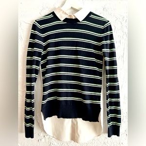 Veronica Beard button down backwards top